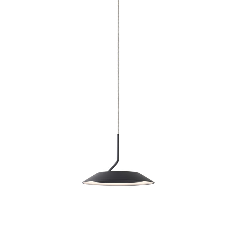Matte Black Mini LED Pendant Light