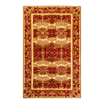 Viransh One-of-a-Kind 4' 10" X 7' 9" Hand Knotted Area Rug