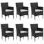 Mobilier d'extérieur en rotin poly 7 pièces-1069050334