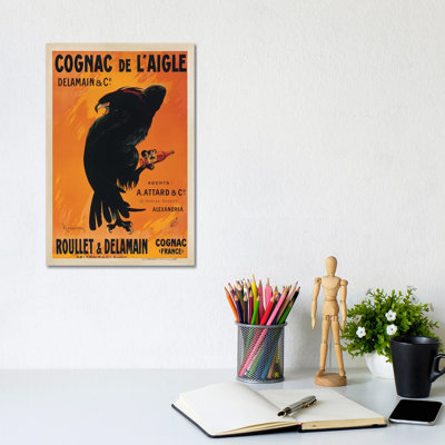 Cognac de l'Aigle 1 Piece Wrapped Canvas Wall Art