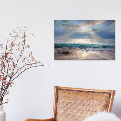 " Aqua Blue Morning " by Mike Calascibetta