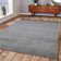 Chantise HAND KNOTTED LOOM SILK ECO-FRIENDLY AREA RUGS  - Rectangle Shape, White Charcoal Color, Solid Design