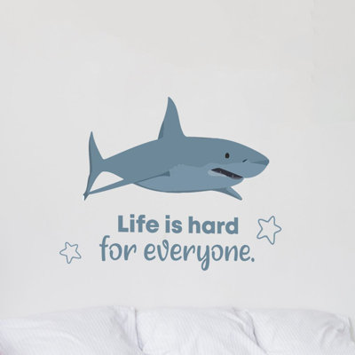 Adhésif mural en vinyle hard Shark