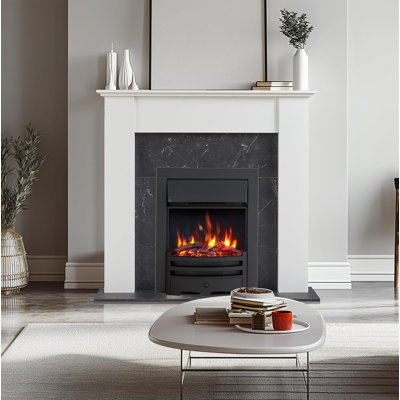 BAUHAUS FLAMEKO 23.3cm W Electric Fireplace Insert