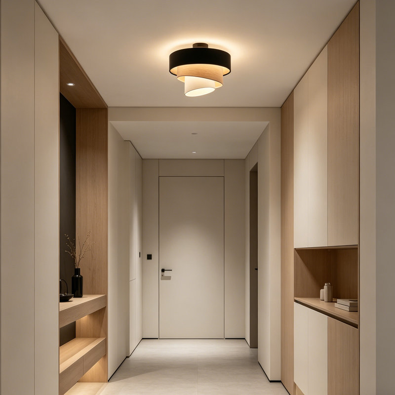 3-Tier Semi-Flush Mount Ceiling Light