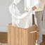 Wood Laundry Hamper with Handles-32003082