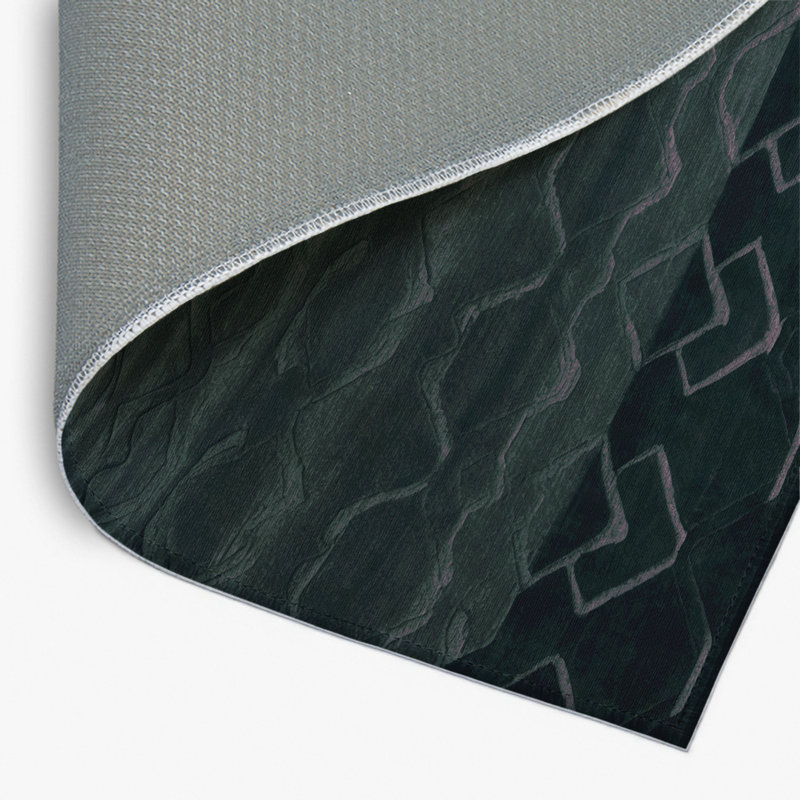 Tapis gris intérieur et extérieur Trellis, Rectangulaire 2 pi x 3 pi