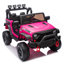 Voiture 24V avec télécommande pour les parents, moteur 400W, suspension à quatre roues, vitesse réglable, USB, MP3, musique, Bluetooth, grand écran, affichage électrique, poignée portative, ceinture de sécurité pour 3 ans et plus