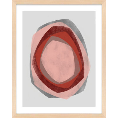 «Geode 4» par Jacques Pilon - peinture encadrée