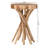 Natural Teak Wood End Table