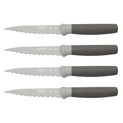 BergHOFF International Leo 4pc Stainless Steel Steak Knives