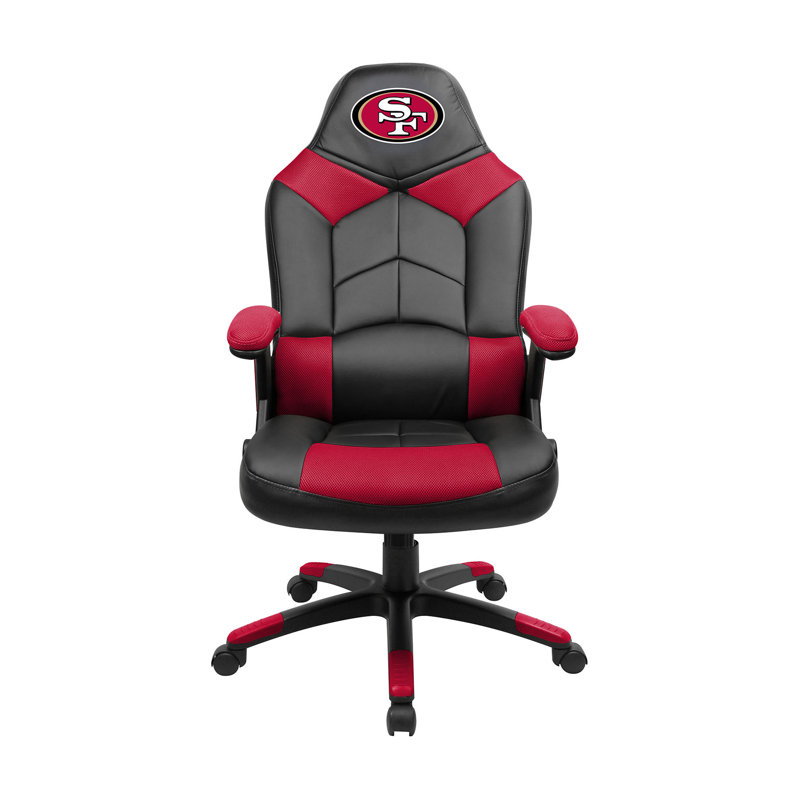 NFL Oversized Gaming Chair, Black/Red and San Francisco 49Ersand