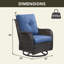 Chaise de patio avec coussins Tonry-828005248-828008723