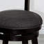 Tabouret de bar 30 po avec siège en tissu gris anthracite, décoration moderne en tissu, fabrication durable-736644929-736644931