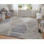 Elias Modern Diamond Ivory Area Rug-733992038