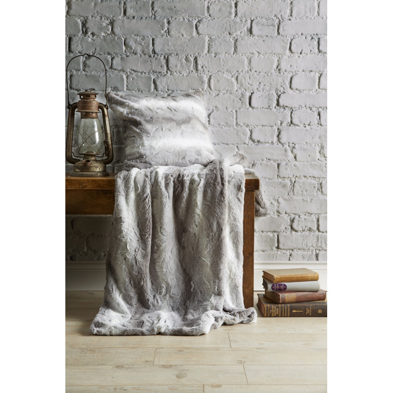 Leticia Throw Blanket, Grey