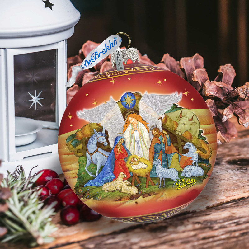 5.5'' Glass Ball Ornament