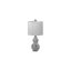 Lampe de table argentée 20 po Shenna
