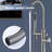 Double Handle Floor Mounted Tub Filler With Handshower-50685914