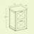 2-Drawer Filing Cabinet and Printer Stand-1524052159