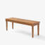 Banc en bois massif 53 po Carvella