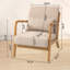 Canapé confortable de style Mid-Century moderne avec fabrication en bois robuste-40180002