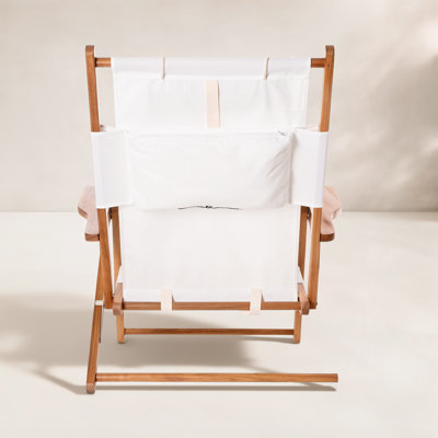 Reclining Beach Chair with Cushion