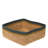 Square Baskets, Seagrass, Set Of 2 Sm: 8X8x4, Lrg: 10.5X10.5X4.5