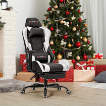 X-VOLSPORT Computer Chair Gaming Chair Office High Back Chair with  Footrest, Racing Style Fabric Ergonomic Video Game Chair with Headrest and  Lumbar