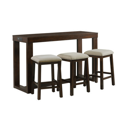 Dawkins 3 - Person Four Leg Dining Set