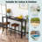 Izzabelle Metal Dining Table-711083157