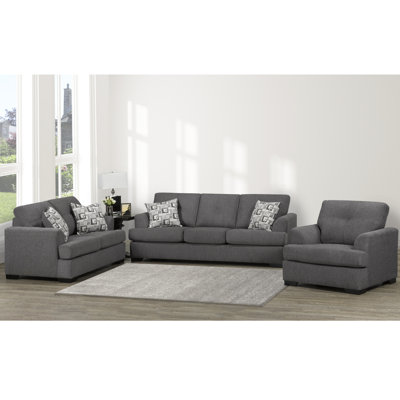 Abilio 3 - Piece Living Room Set