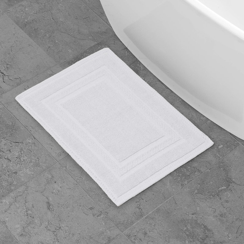 Bath Rug, Washed Aqua, 17" W x 24" L