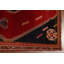 Tapis rétro rouge Shiraz à motif persan noué à la main 5 x 9