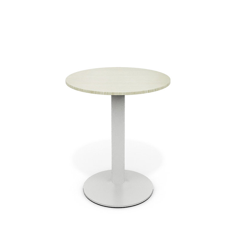 Milyana 59cm Dia Round Dining Table, Cream, White