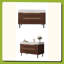 Meuble-lavabo moderne 35,4 po avec lavabo sous comptoir, bois massif multi-couches imperméable, rangement 4 tiroirs-130160696