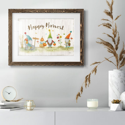 " Gnome Harvest " Painting Print