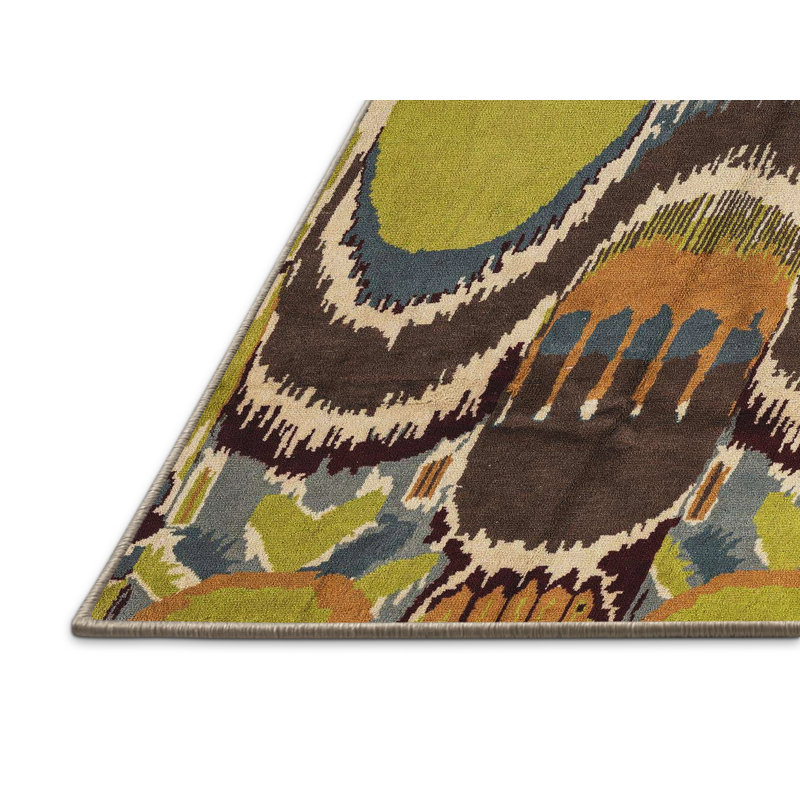 Tapis abstrait moderne 4557, Rectangle de 5 pi x 8 pi