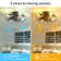 Alexondra Caged Ceiling Fans with Lights and Remote