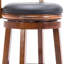 Tabouret de bar pivotant en bois massif-69426626-69426627
