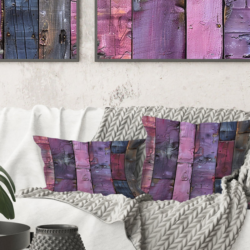 Coussin lombaire en bois récupéré II