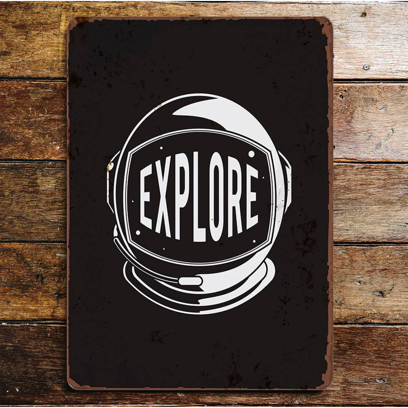 Explore Astronaut 1 Piece Wall Art
