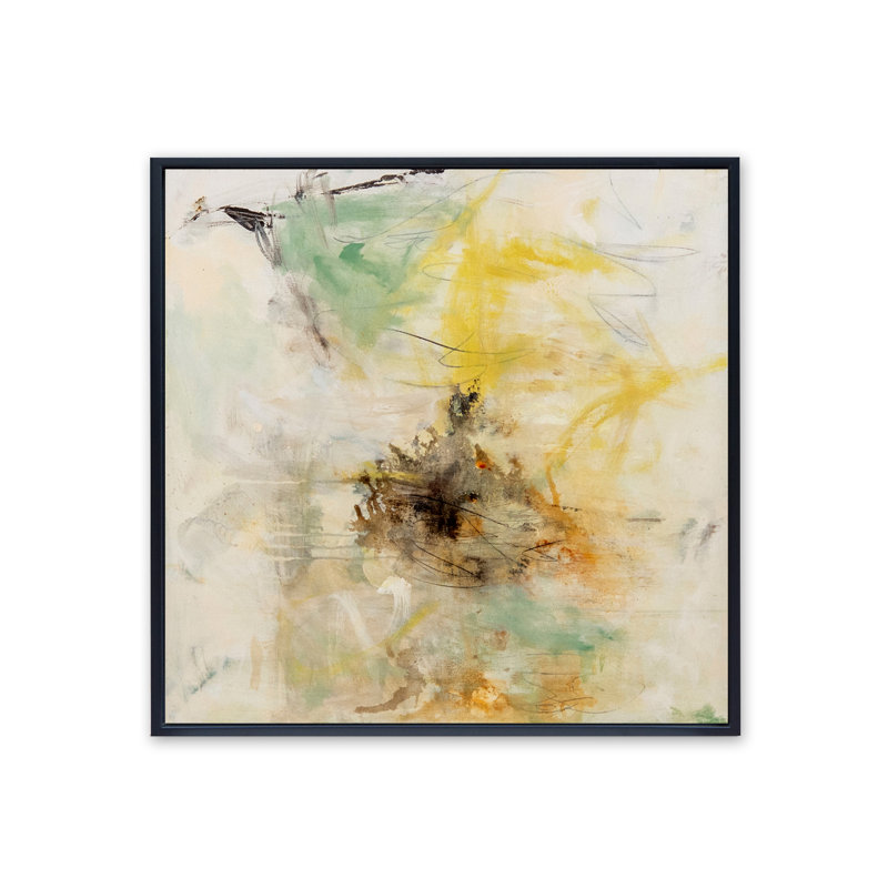 The Age Of Wisdom Print by Patricia Schwimmer, Black Framed Canvas, 40" H x 40" W x 2.375" D