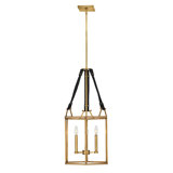 Monroe 3 - Light Lantern Rectangle Chandelier