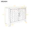 Table console moderne avec 2 tablettes-88239467