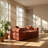 HF-73" W x 36.5" D x 32" H Corduroy Convertible Modular Sofa Bed-129388165