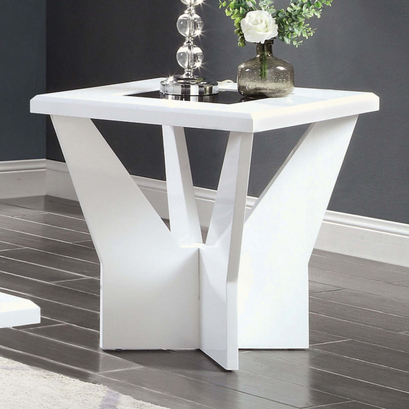 Table de bout blanche 1Pc