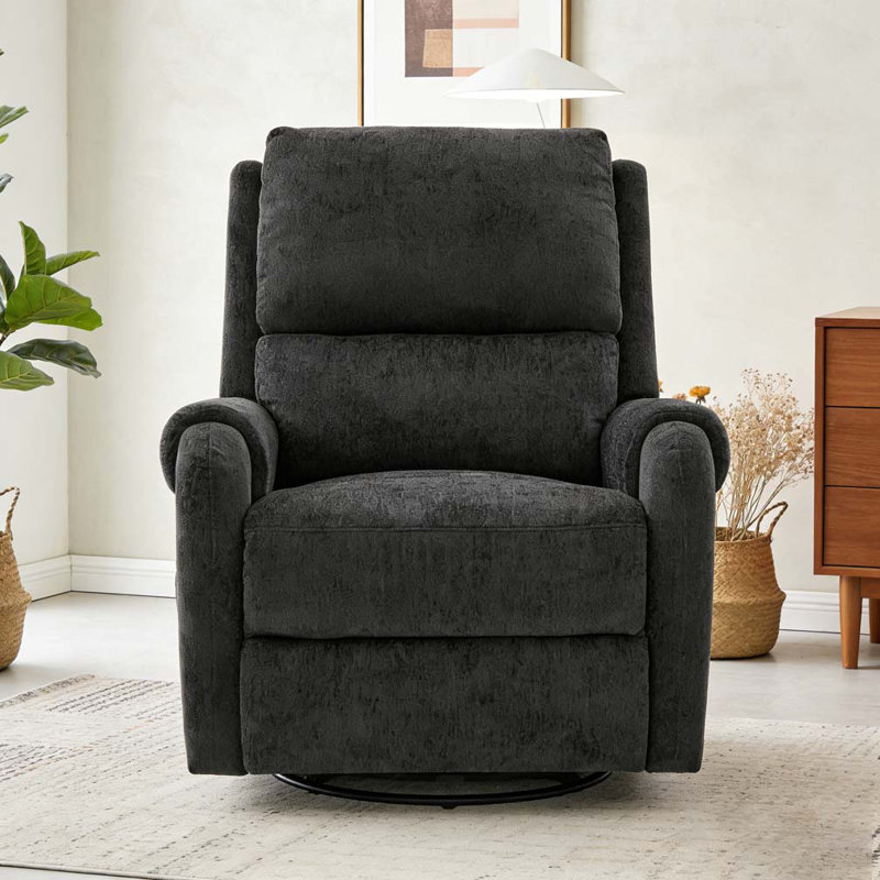 Fauteuil inclinable manuel avec massage, Noir
