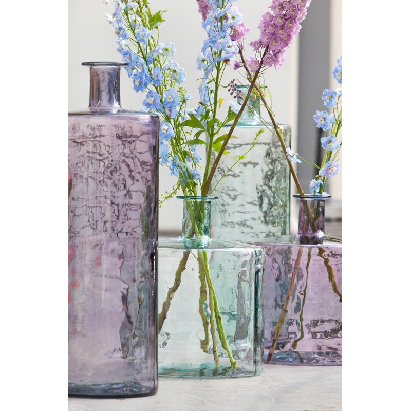 Brinley Glass Decorative Bottle, 75cm H x 25cm W x 25cm D, Transparent