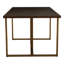 Jadynne Acacia Metal Base Dining Table